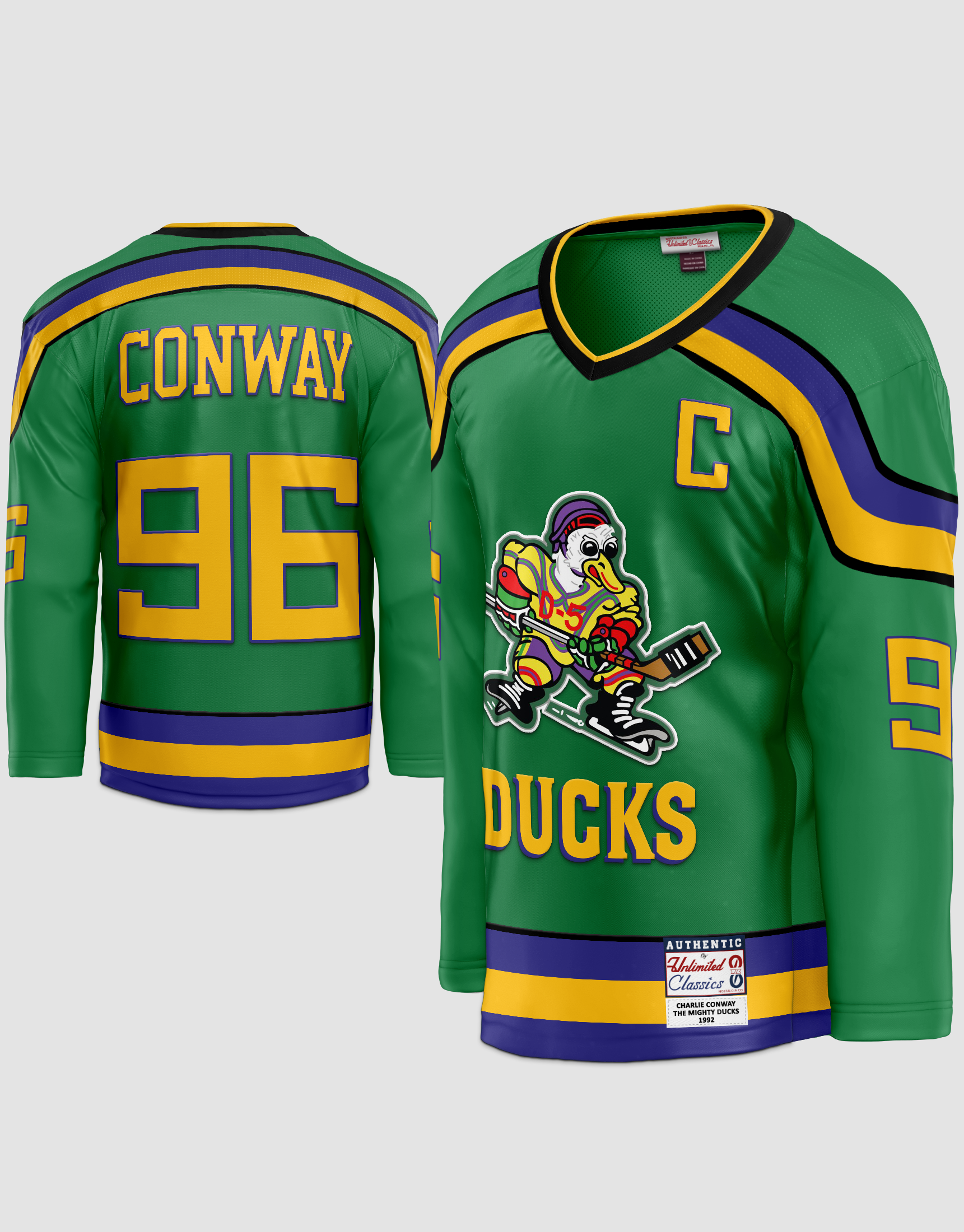 Ducks Logo Hockey Jersey
