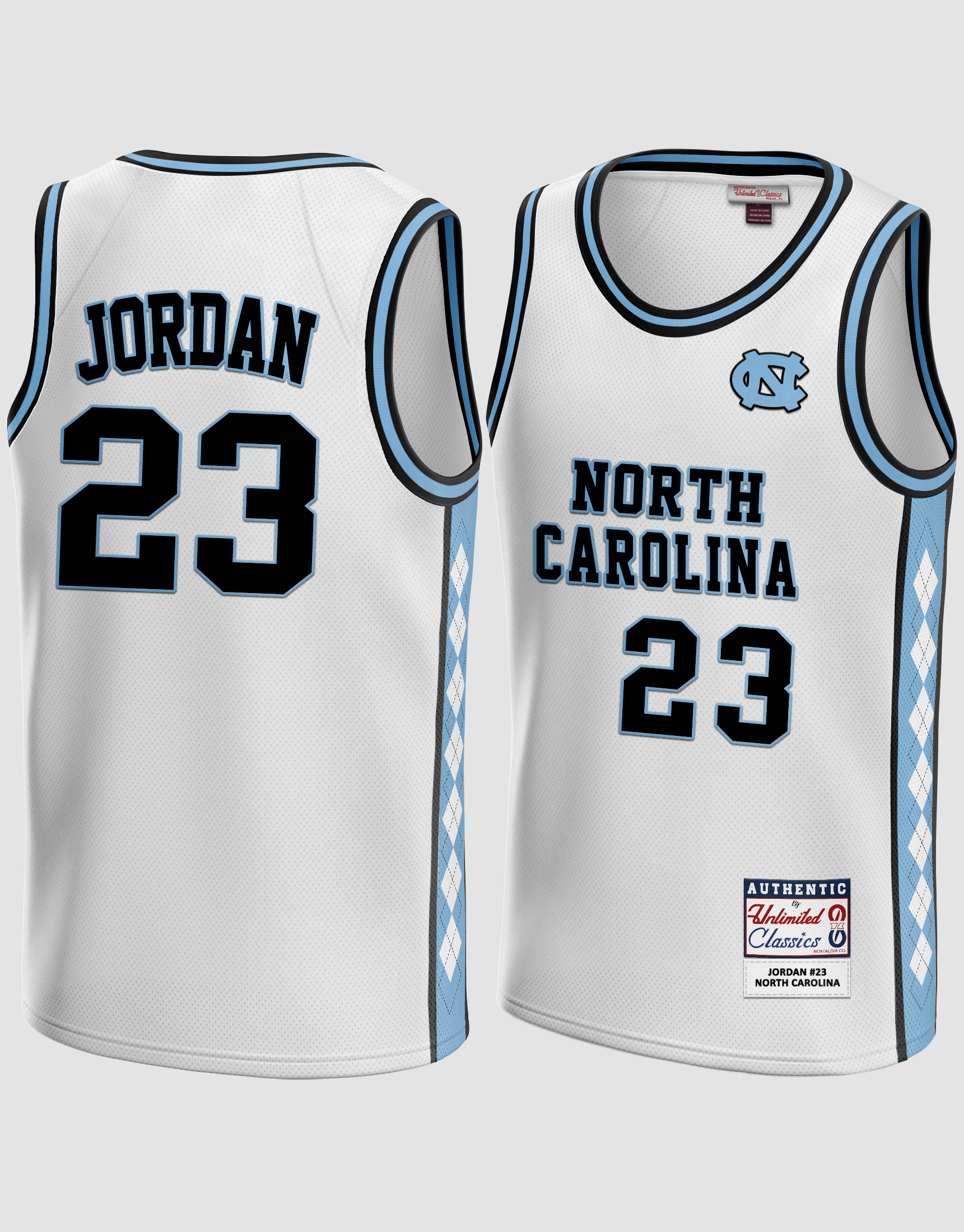 North Carolina Tar Heels #23 Michael Jordan NCAA Basketball Jersey