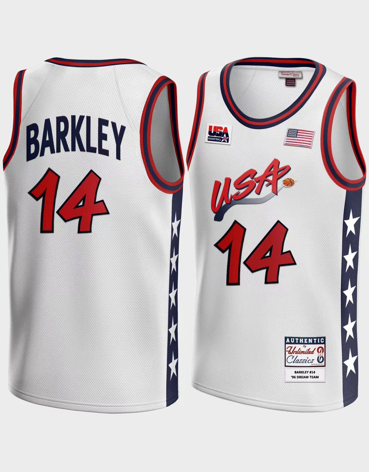 Charles Barkley #14 United States Dream Team Basketball Jersey