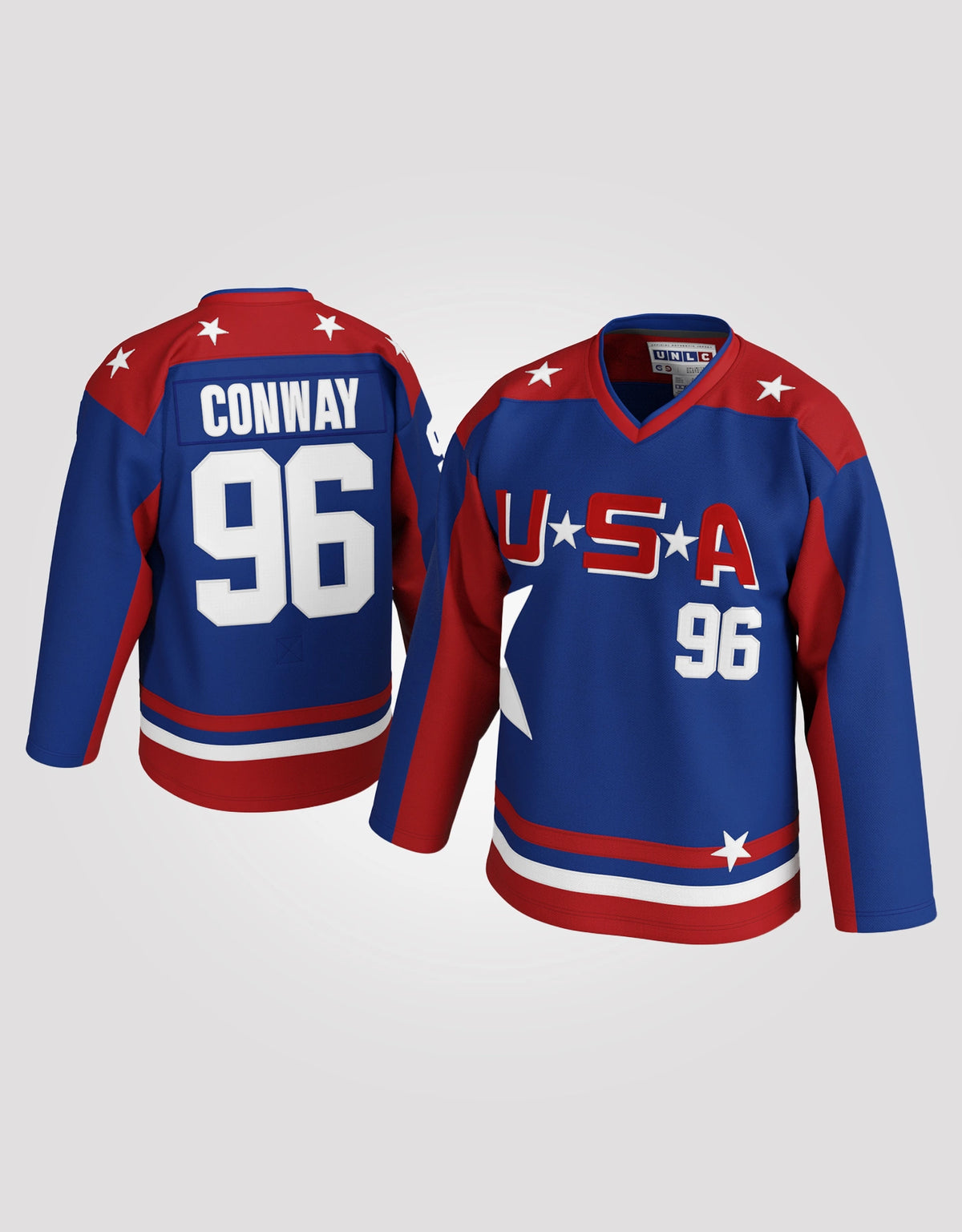 Charlie Conway #96 USA Mighty Ducks Hockey Jersey