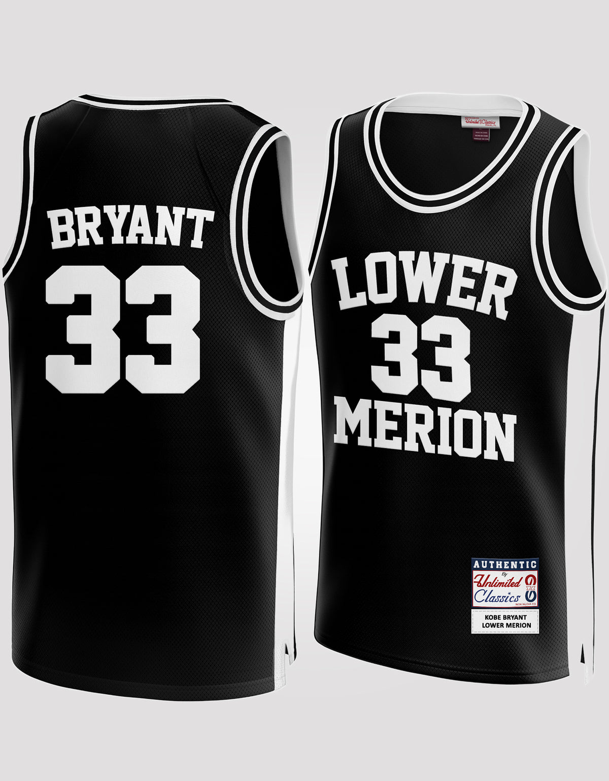 Kobe Bryant 33 Lower Merion High School Black Jersey unlimitedsportshop