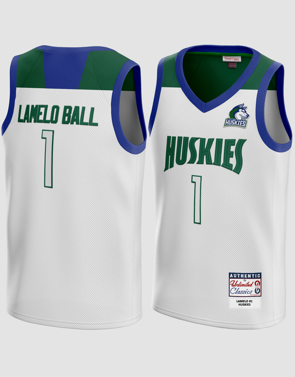 LaMelo Ball 1 Chino Hills Huskies White Basketball Jersey 2 — BORIZ