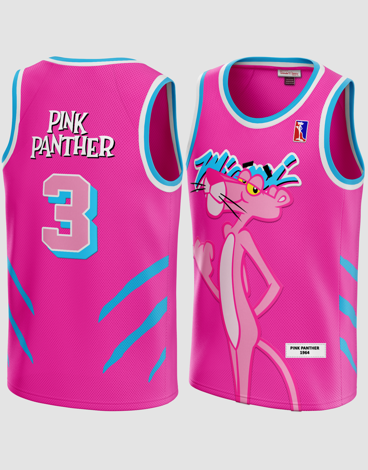 Wholesale Pink Panther #3 Miami Vice Heat Special Edition Authentic  Headgear Classics N-Ba Basketball Jerseys - China Pink Panther Movie TV  Special Limited Edition and Miami Vice Heat Pink Print T Shirts Shorts  price