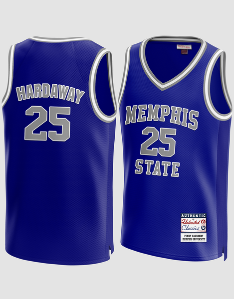 Nike, Other, Penny Hardaway Memphis State Jersey Blue